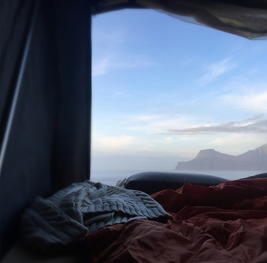 
			<br /><em>View from the rooftop tent, Gjógv
			<br /><br /><br /><br />| Eysturoy Island
			<br /></em>