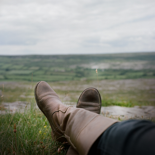 
			<br /><em>these boots 
            <br />have been everywhere
			<br /><br /><br /><br />
            <br />(mulloch mor, county clare / SW)</em>