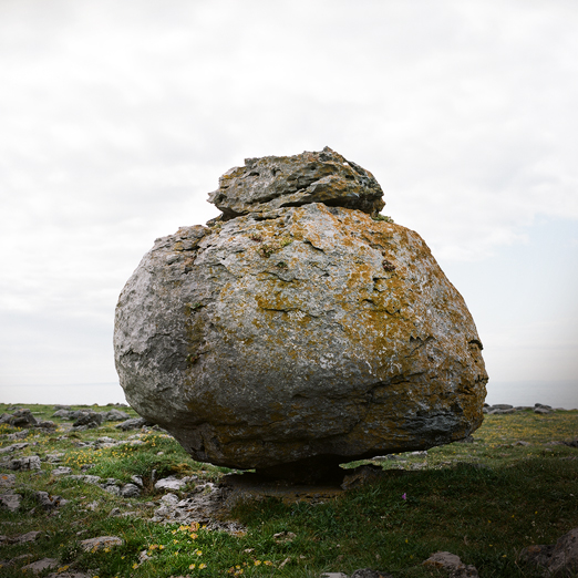 
			<br /><em>teeter totter
			<br />
            <br /><br />ireland must be a magnetic pole
            <br />for boulders to stay so still
			<br /><br /><br /><br />
            <br />(fanore beach, county clare / SW)</em>