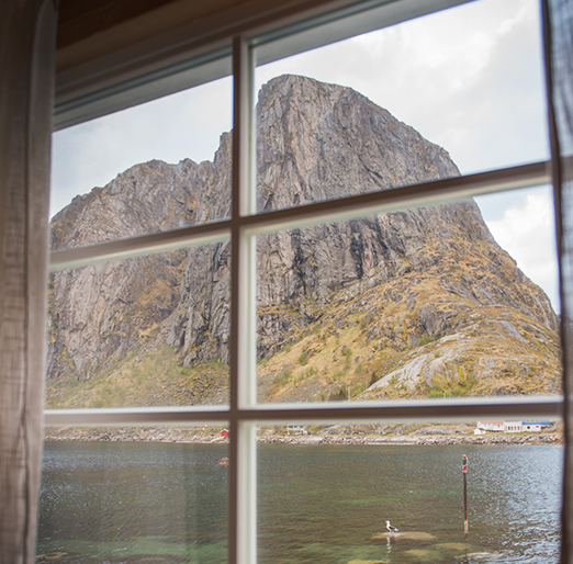 
			<br /><em>bedroom view.
            <br />
			<br />
            <br />
            <br />lofoten, reine / artic circle</em>