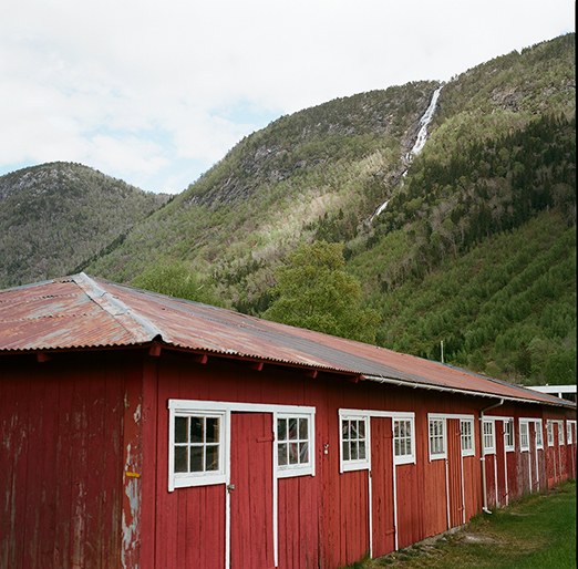 
			<br /><em>boathouse + waterfalls.
            <br />
			<br />
            <br />
            <br />south of vangsnes / W</em>